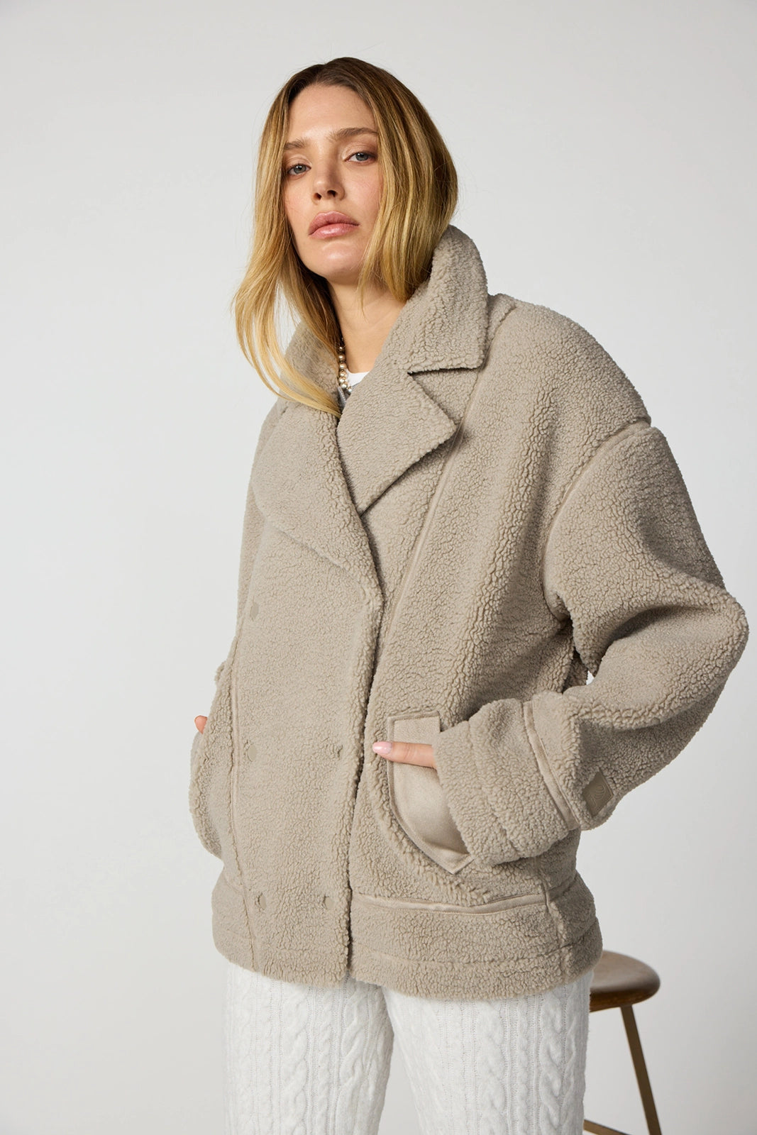 Sherpa Biker Jacket - Island Fossil