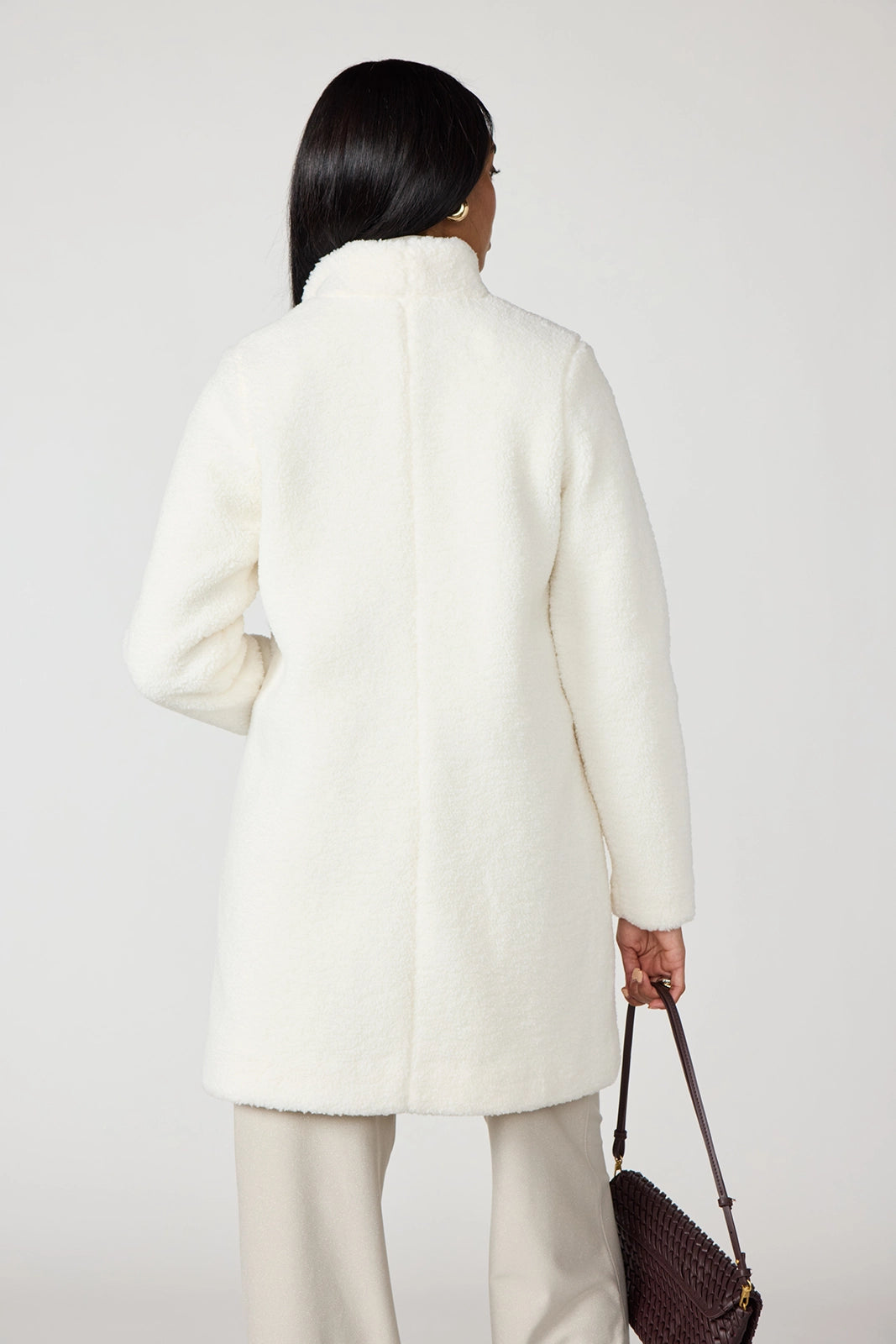 Sherpa Long Jacket - Vanilla