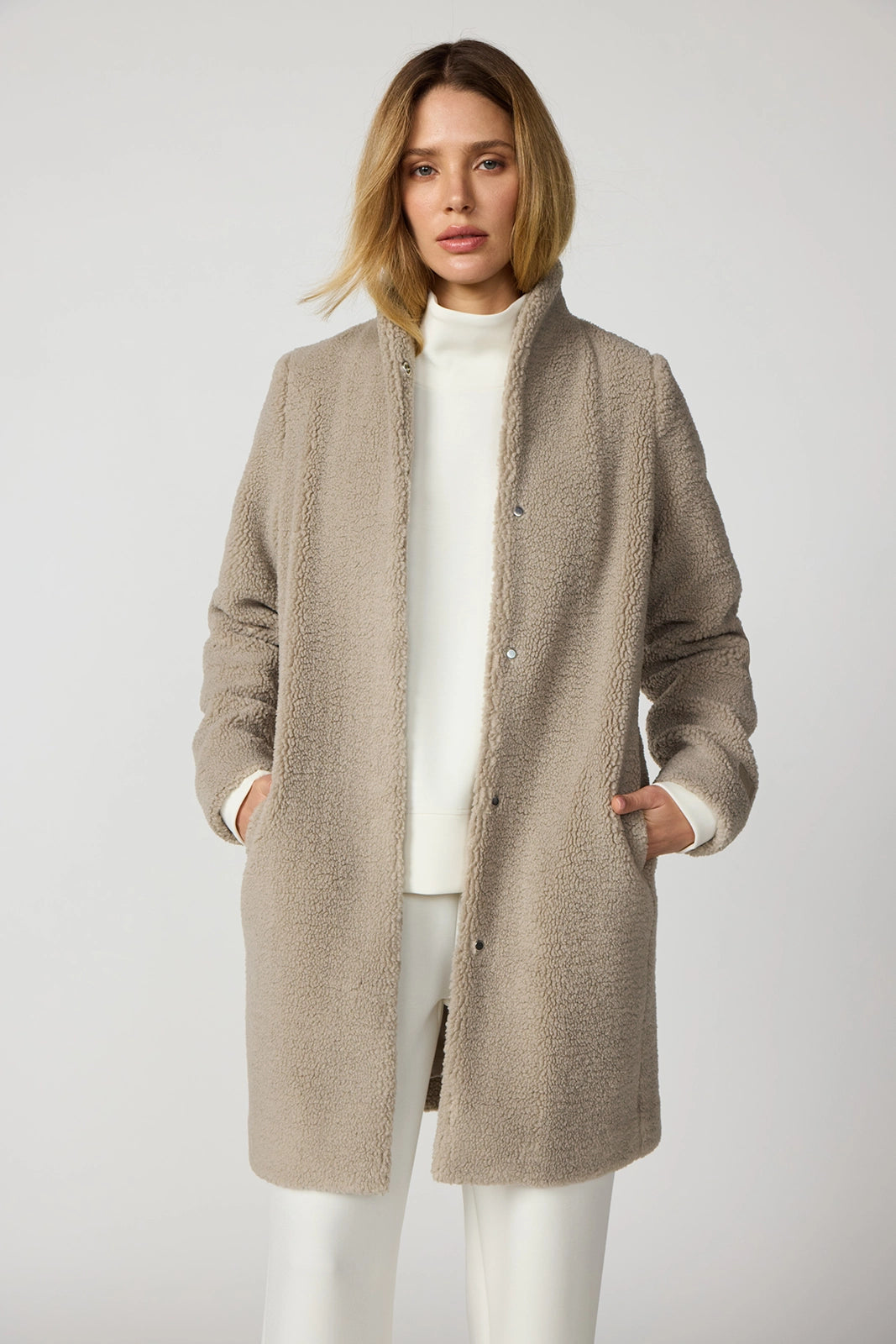 Sherpa Long Jacket - Island Fossil