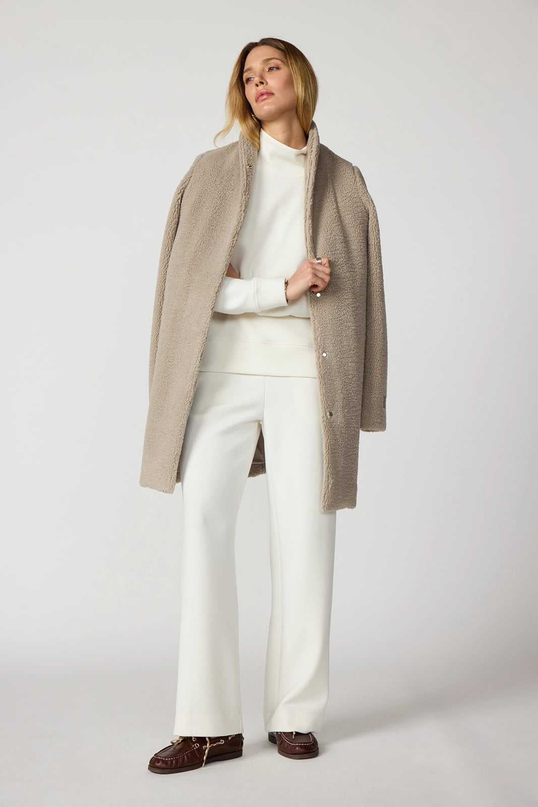 Sherpa Long Jacket - Island Fossil