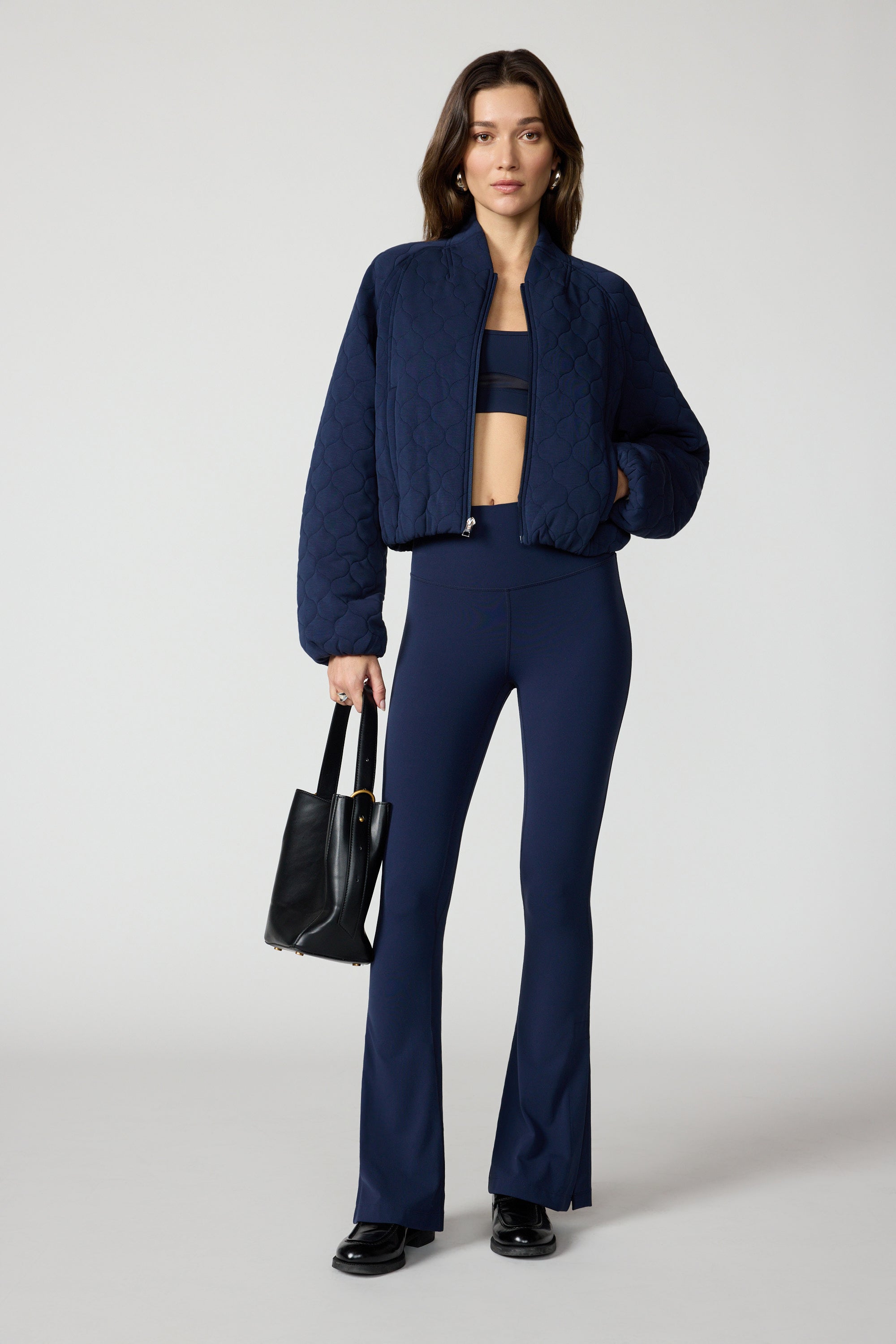 Dreamweave Quilted Jacket - Navy Blazer