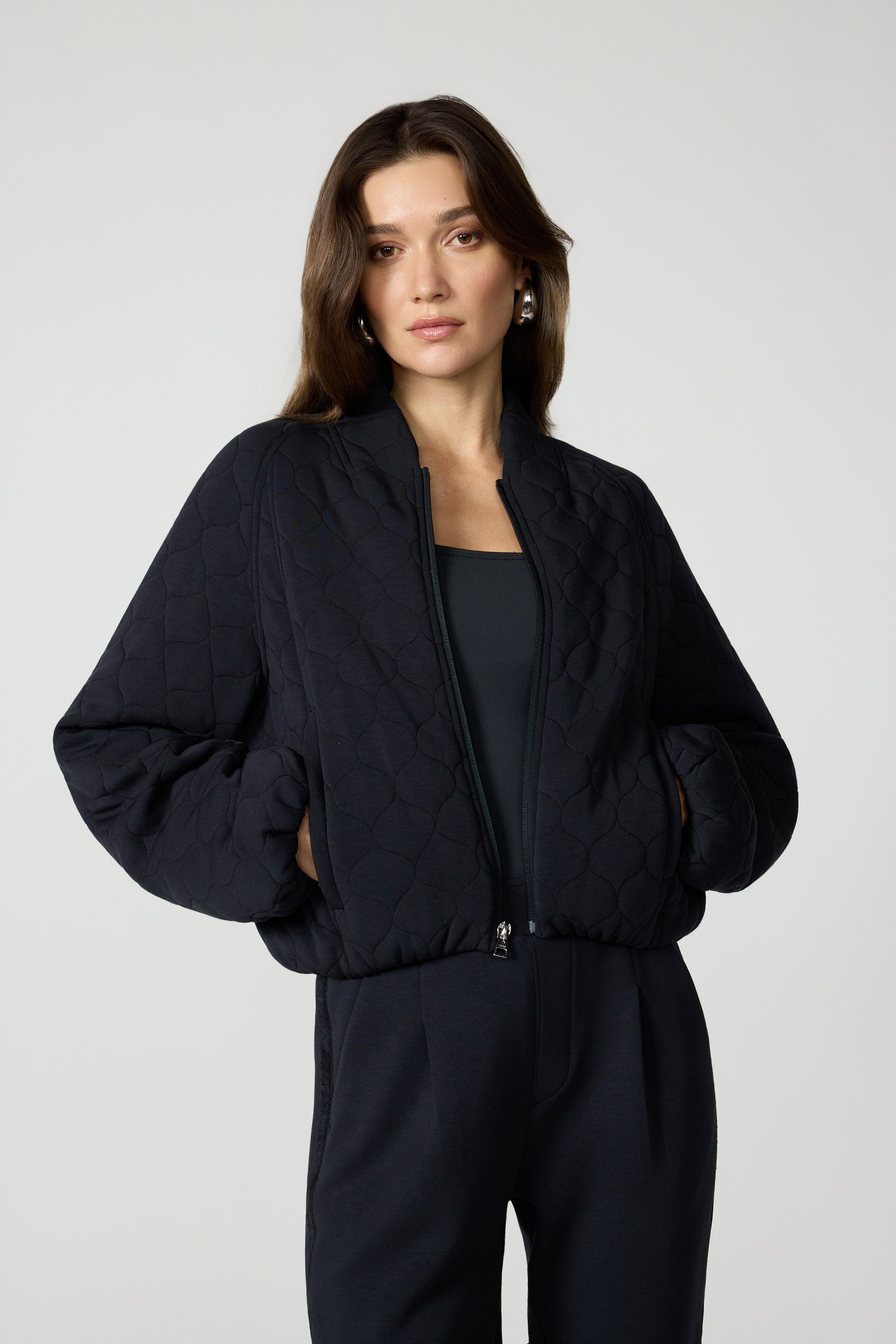 Dreamweave Quilted Jacket - Black