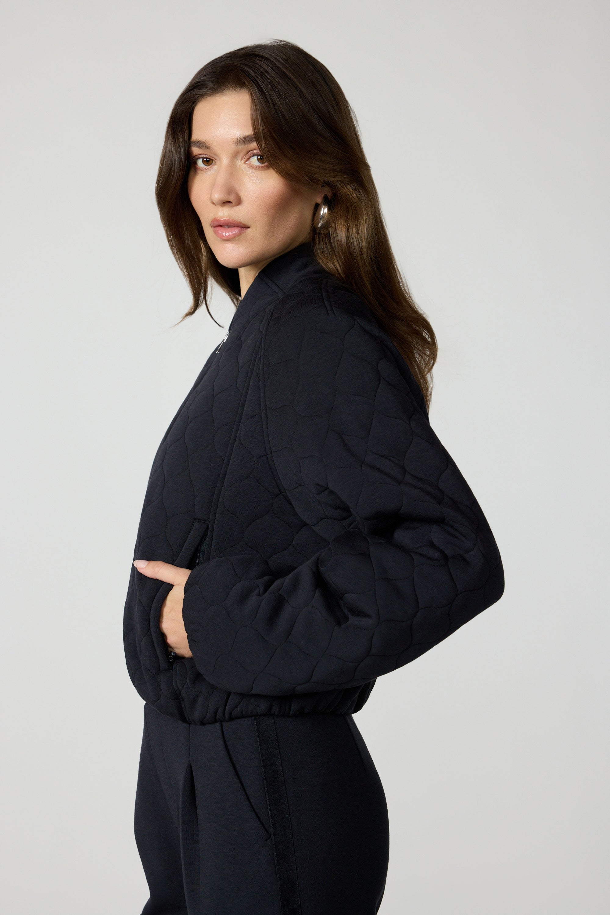 Dreamweave Quilted Jacket - Black