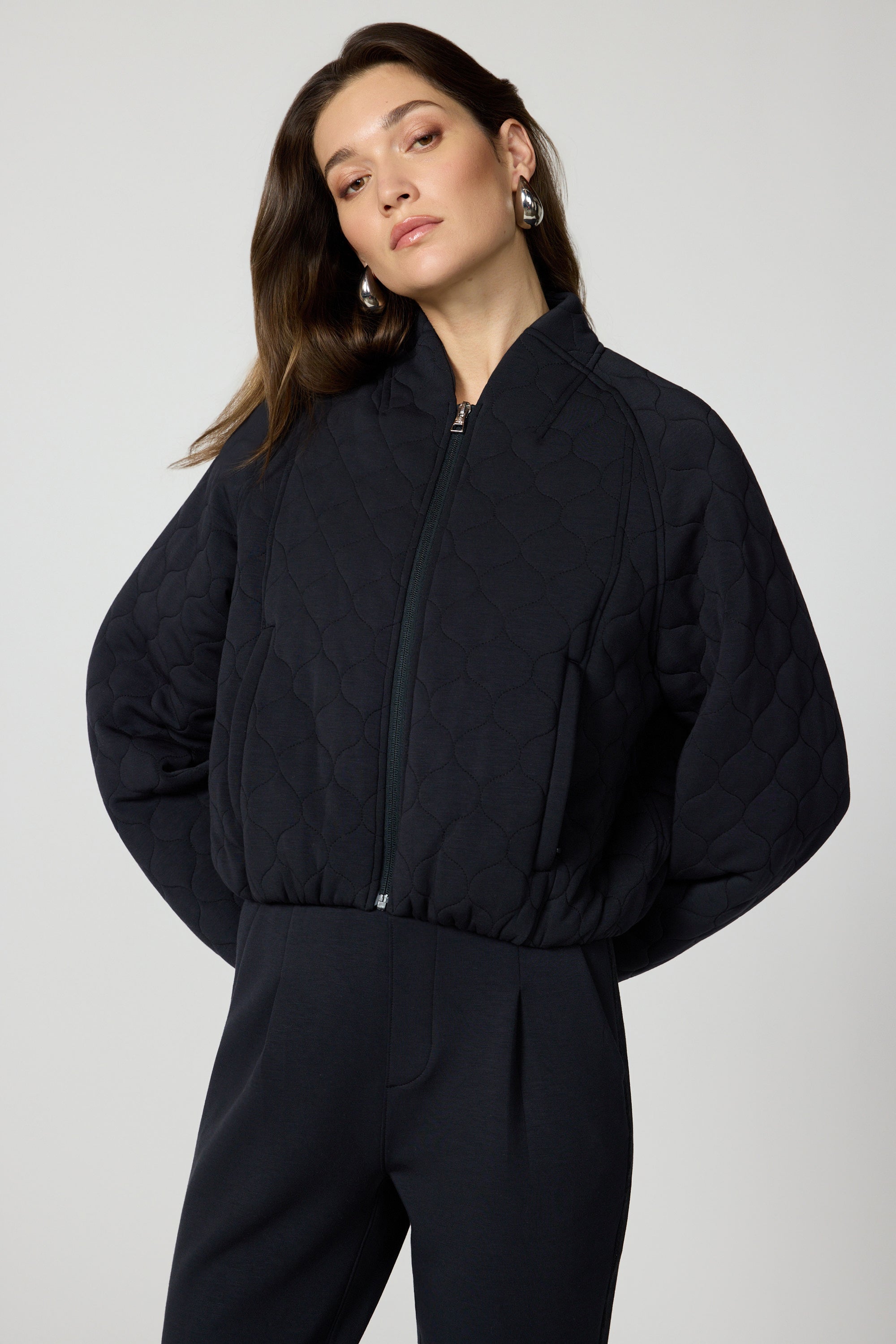 Dreamweave Quilted Jacket - Black