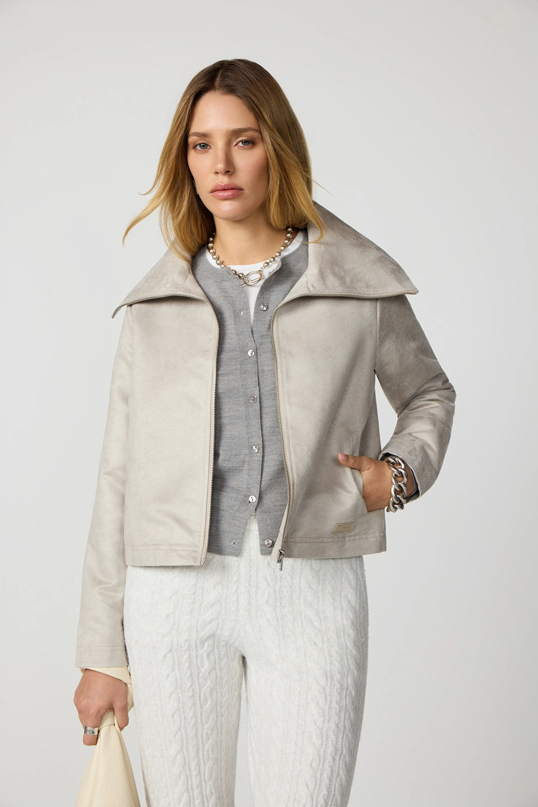 Suede Jacket - Island Fossil