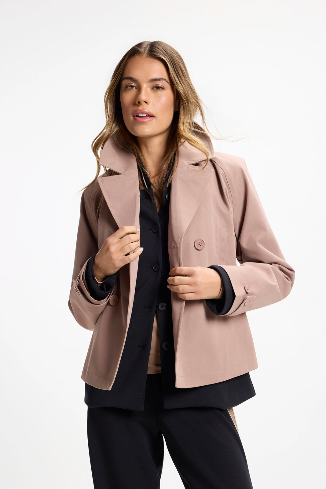 Short Trench Coat - Brownie