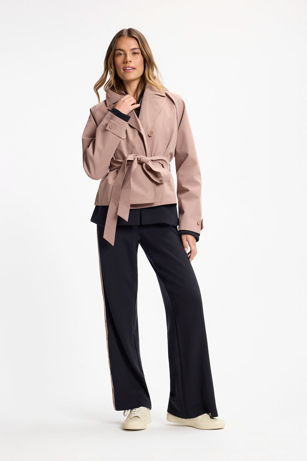 Short Trench Coat - Brownie