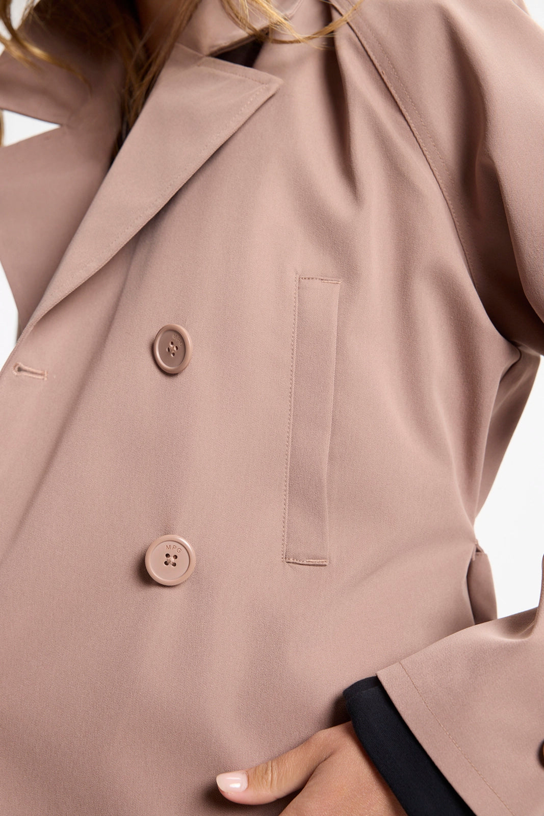Short Trench Coat - Brownie