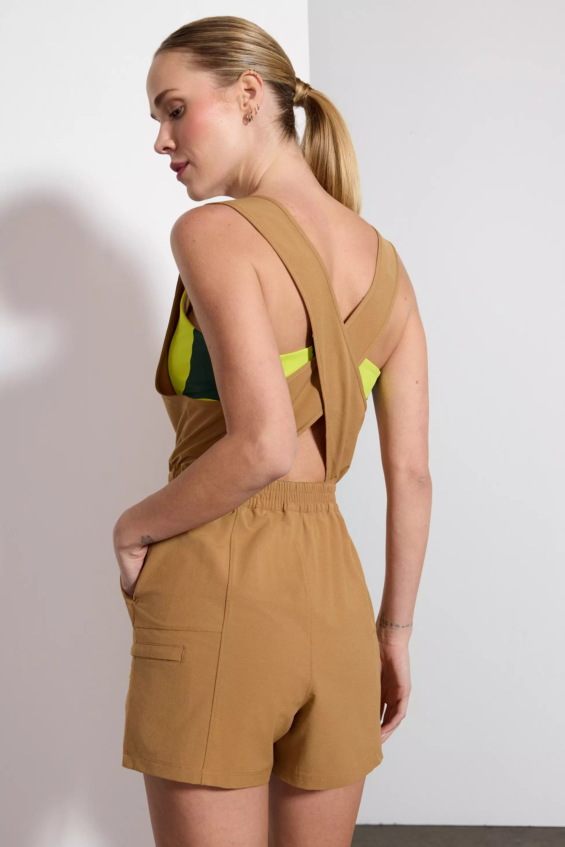 Rove Hiking Romper - Bistre