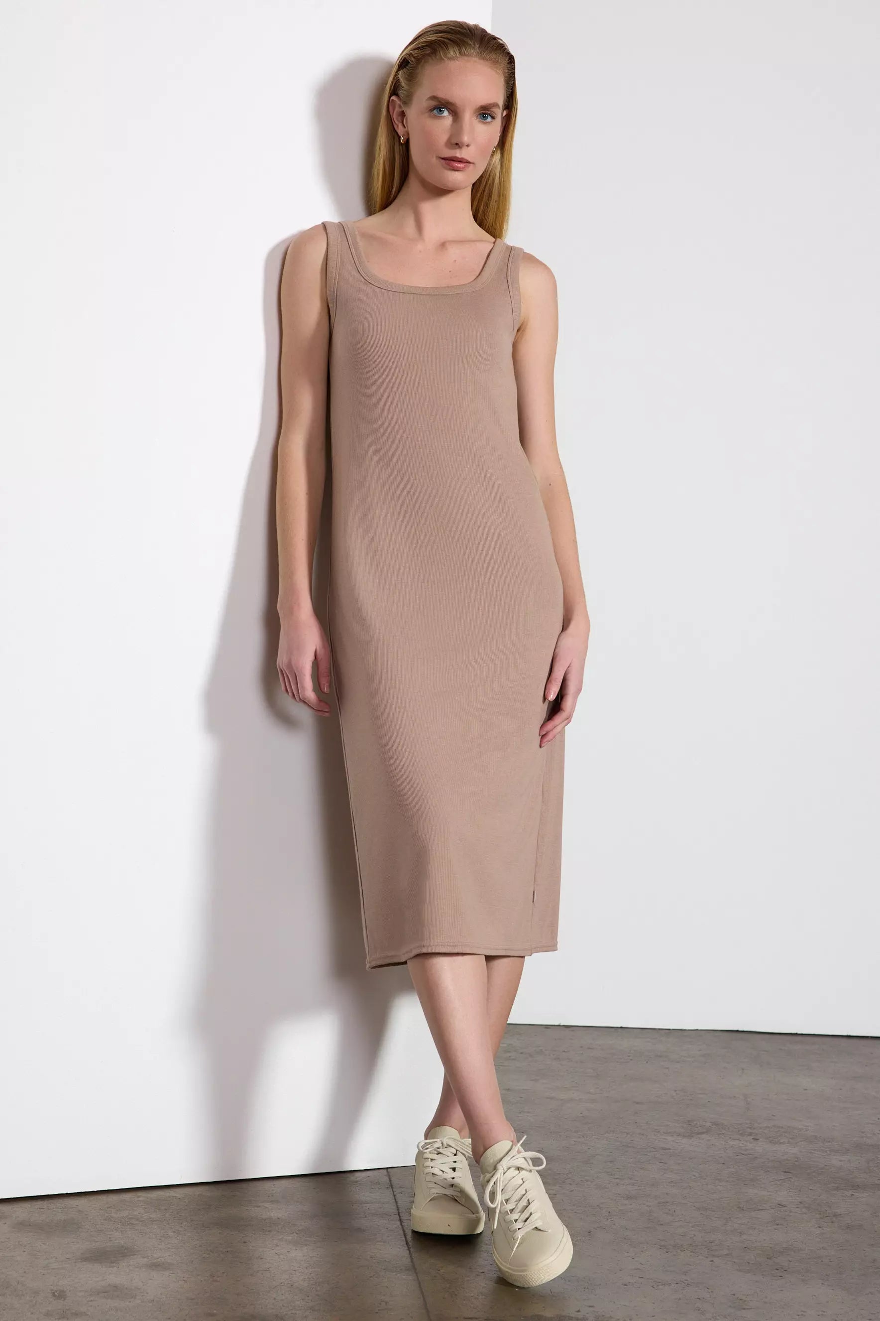 Robe symphonie de camis - taupe