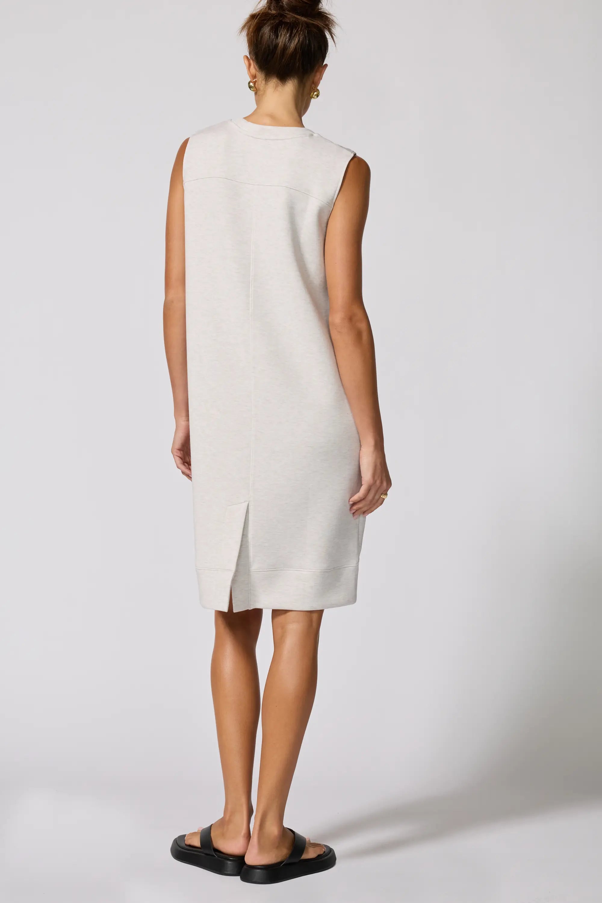 Dreamweave Dress - Htr Moonbeam