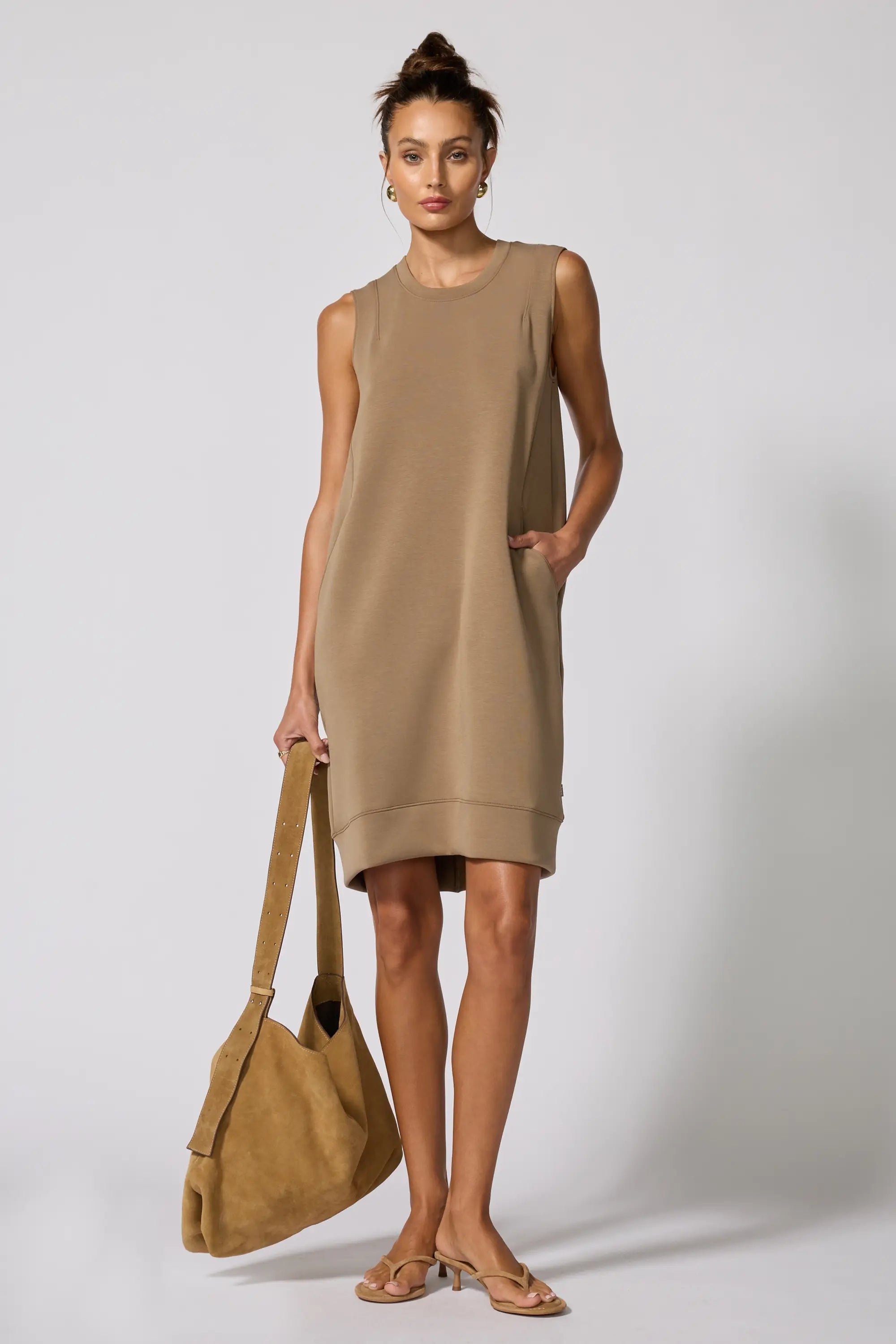 Dreamweave Dress - Caribou