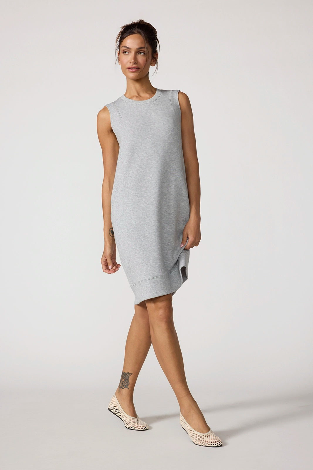 Dreamweave™ Dress - Htr Concrete