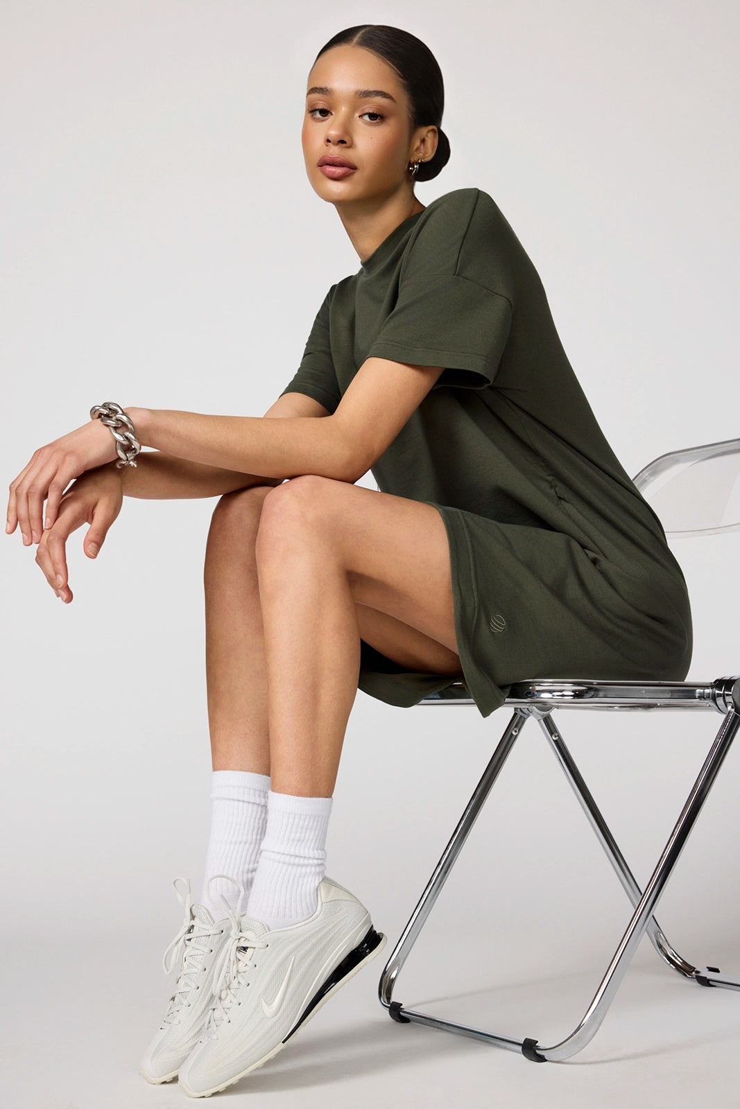 Luxe Terry T-Shirt Dress - Kambaba