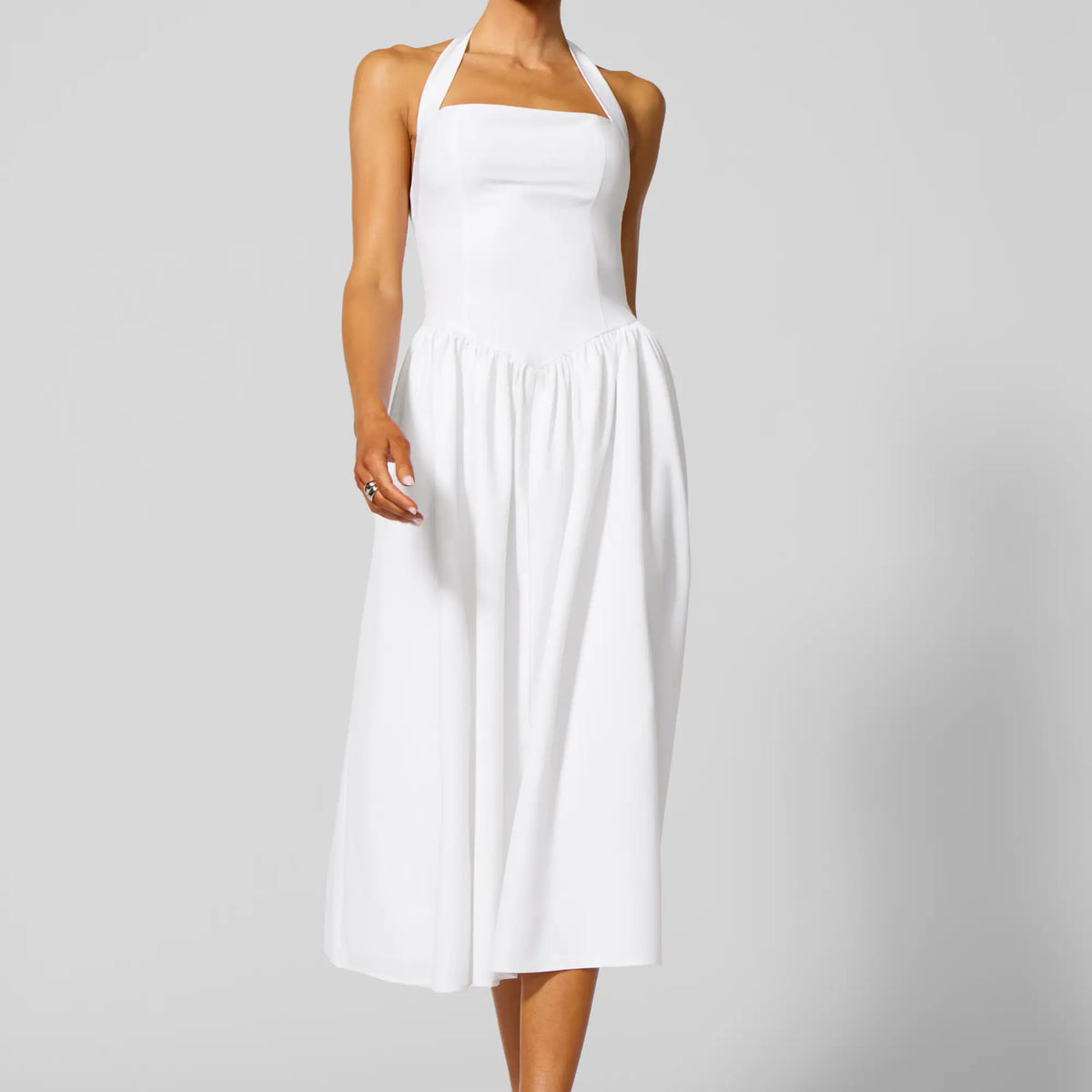 white twirly kyrii dress MPG Sport Twirl Bardot | Kiah Corset made in the USA Size_Select Color:As Picture (Hot Pink)