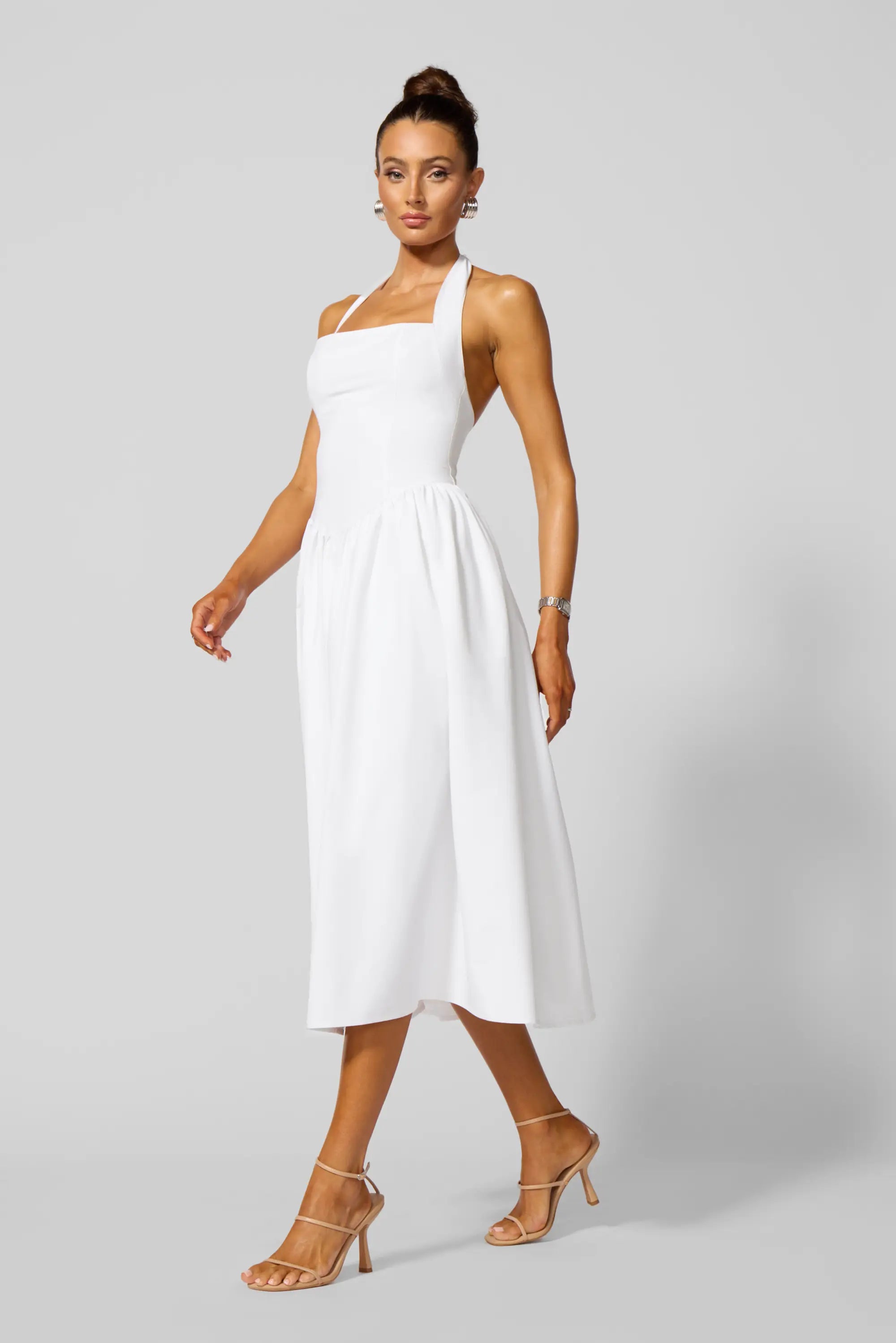 Twirl Dress - Brilliant White