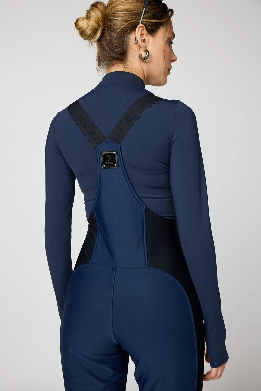 Mini Flare Ski Bib - Navy Blazer