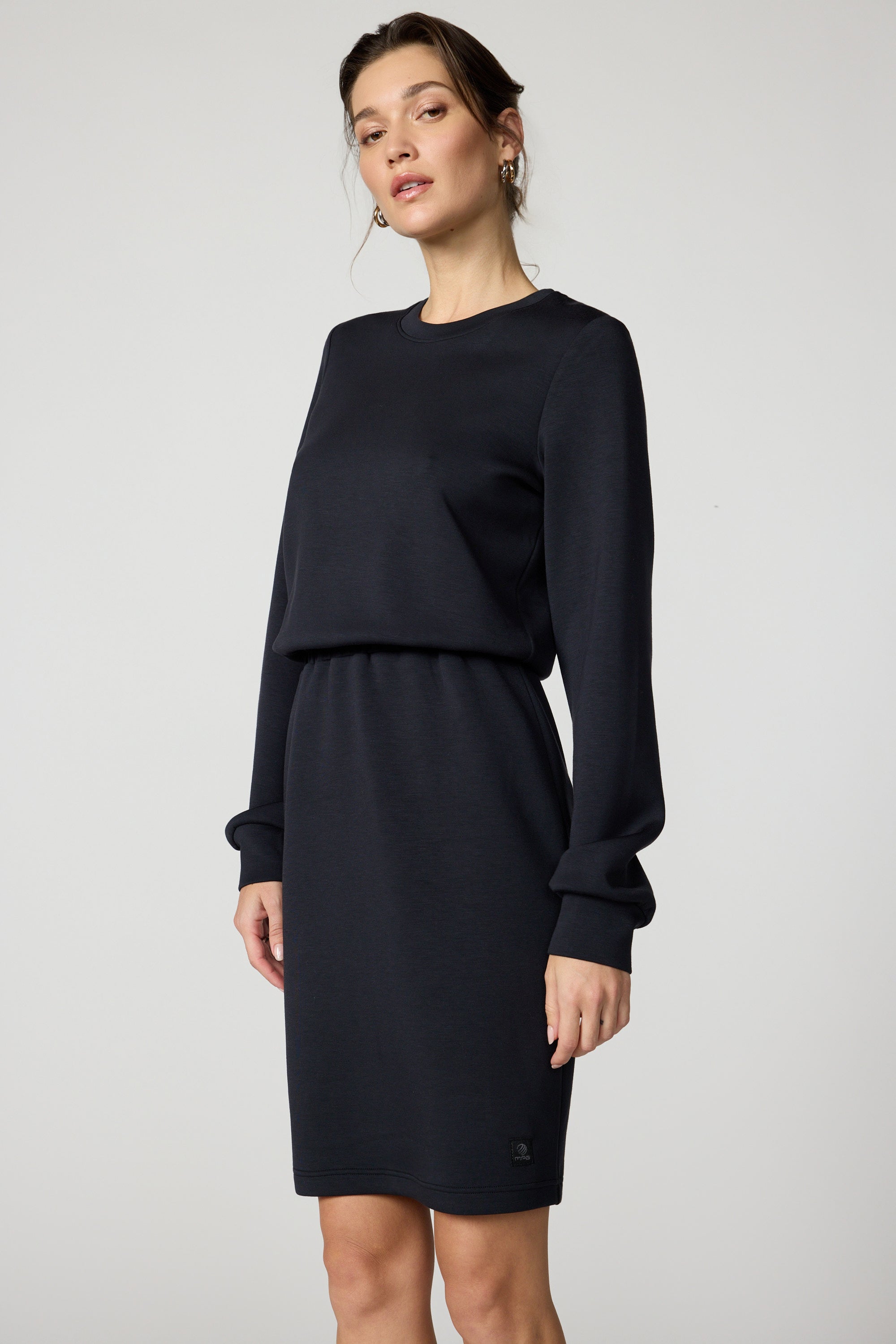 Dreamweave Long Sleeve Dress - Black