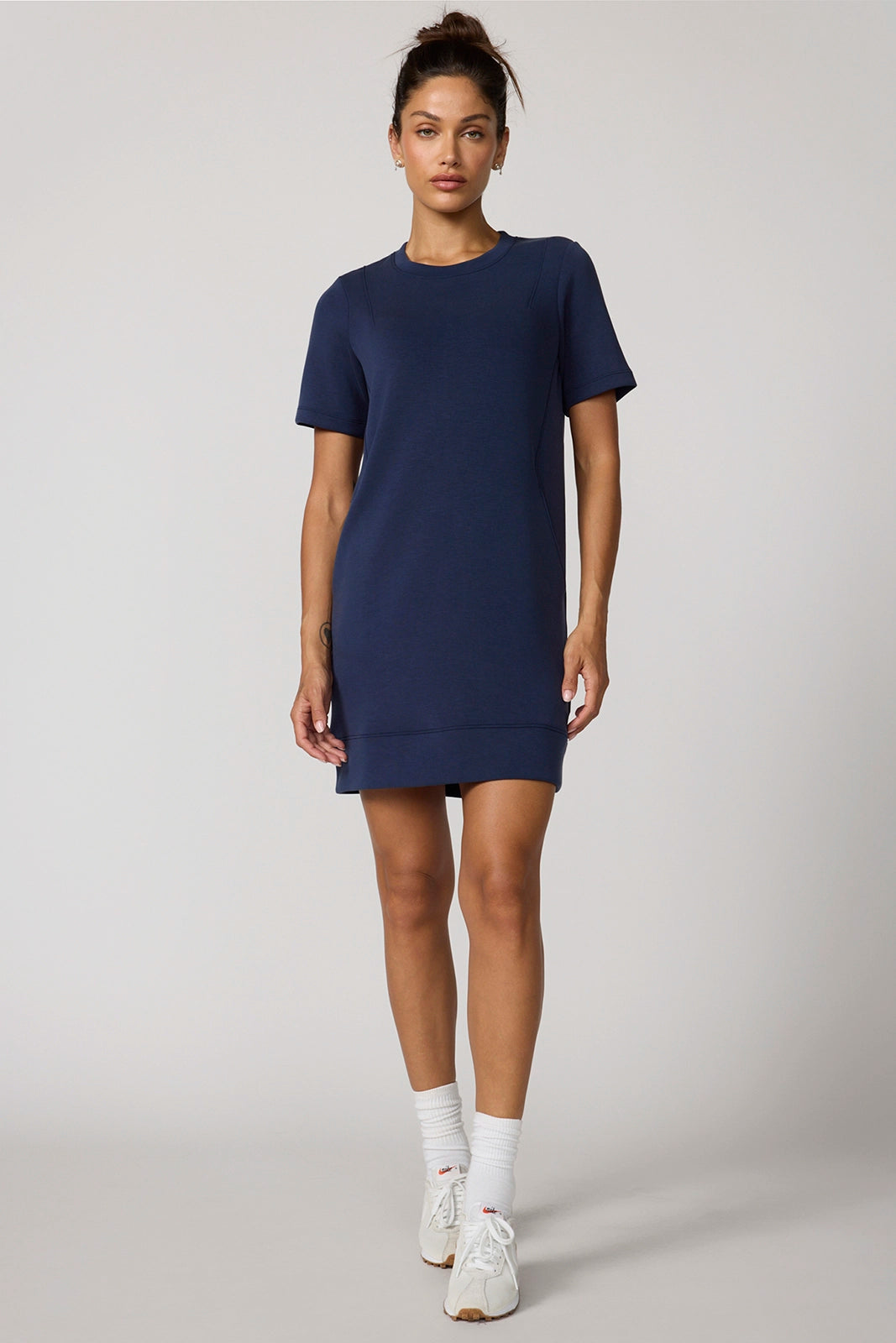Dreamweave™ Short Sleeve Dress - Navy Blazer