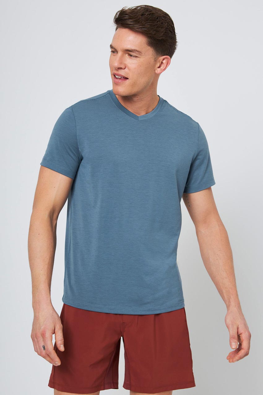 Dynamic Recycled Polyester Stink-Free V-Neck Tee - Sale