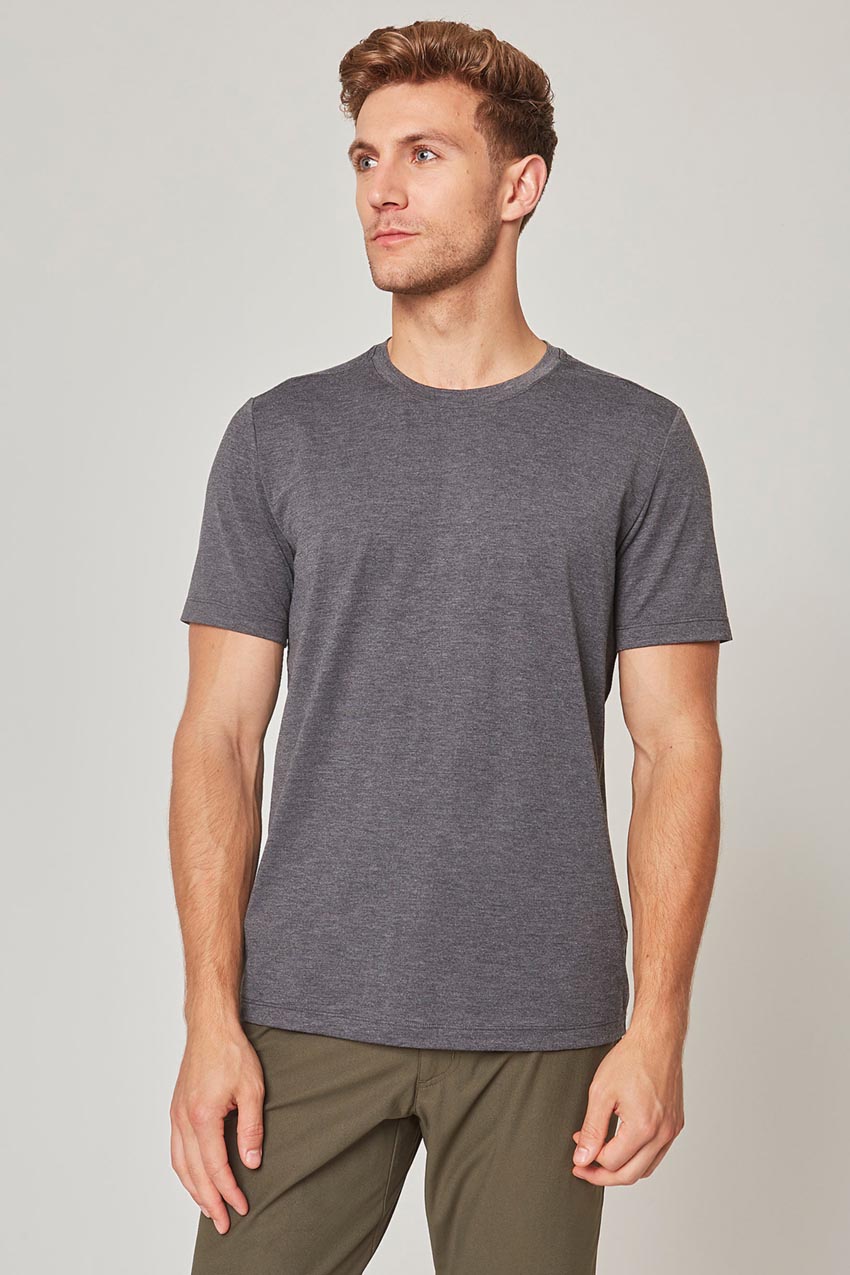Dynamic Recycled Polyester Crew Neck Tee - Sale