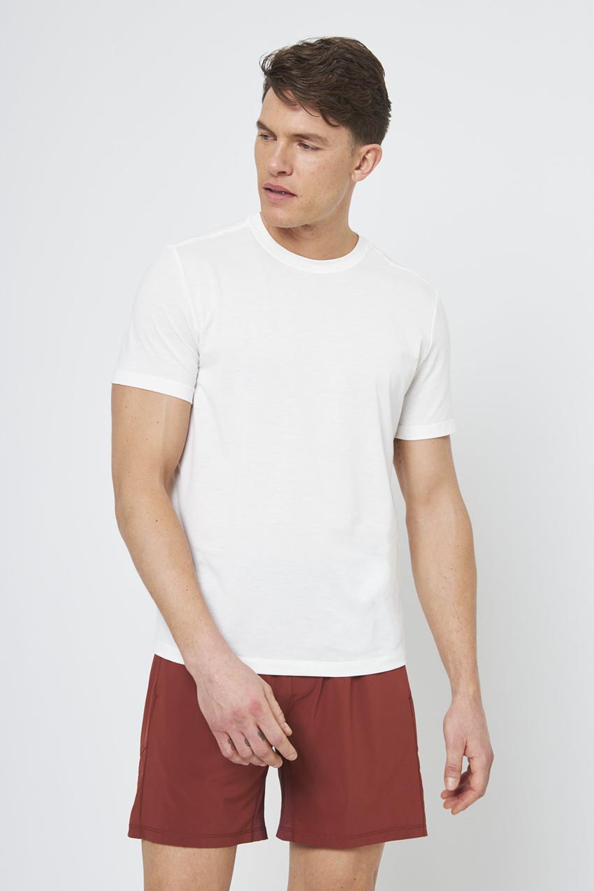 Dynamic Recycled Polyester Stink-Free Crew Neck Tee - Sale