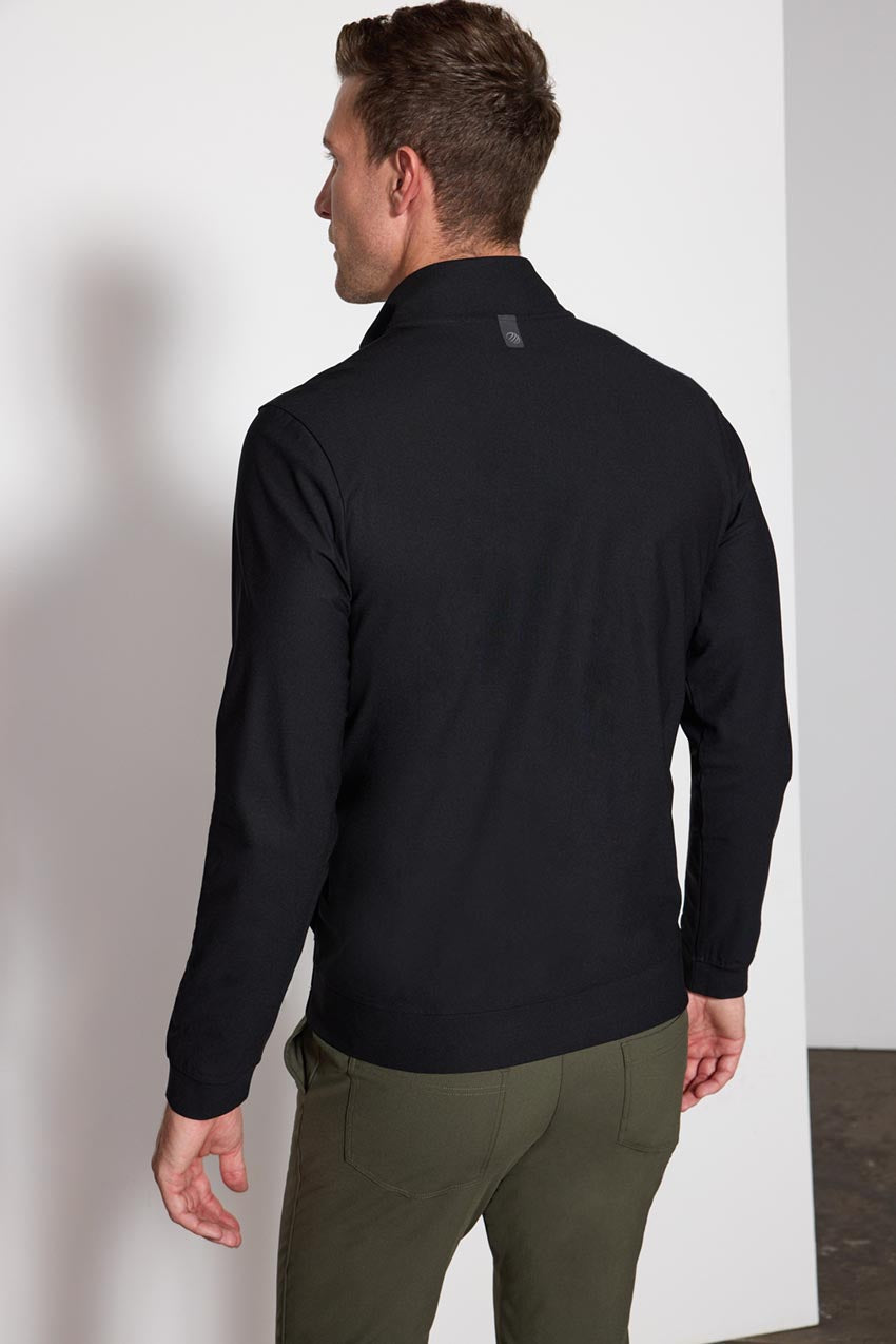 Limitless Recycled Polyester Warp Knit Half-Zip Pullover