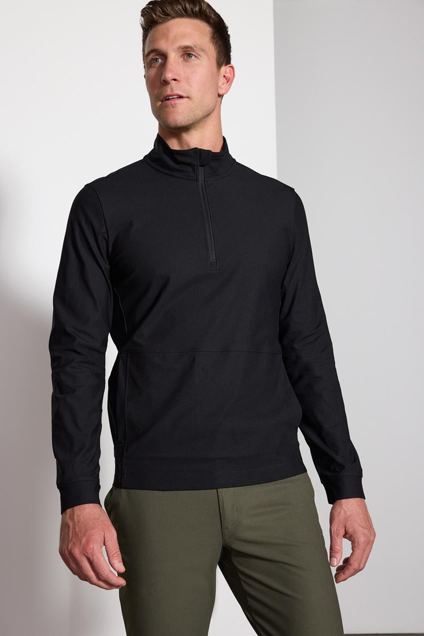 Limitless Recycled Polyester Warp Knit Half-Zip Pullover