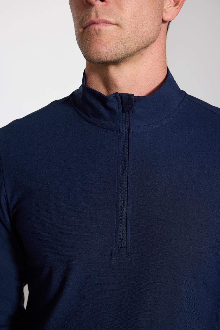 Limitless Recycled Polyester Warp Knit Half Zip Pullover