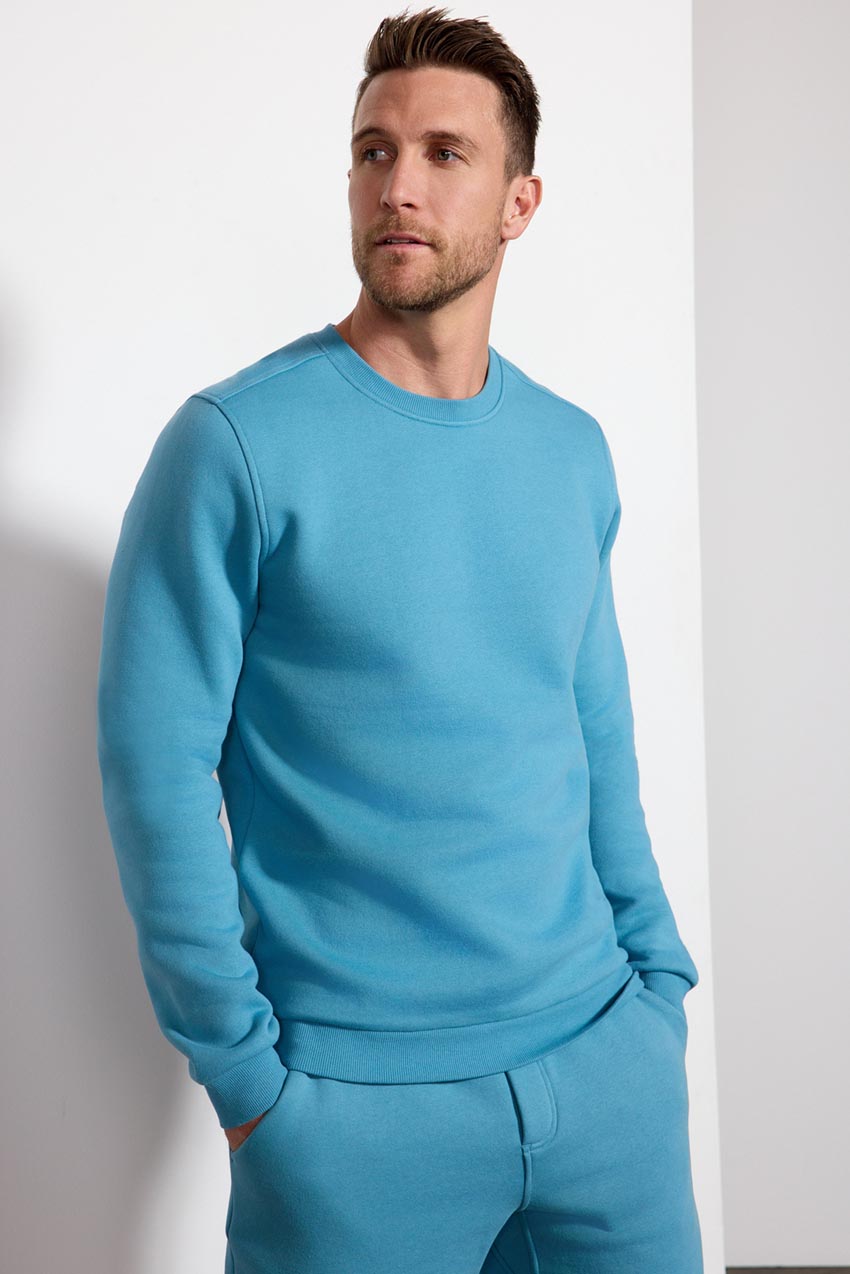 Comfort Men's Fleece Sweatshirt - Adriatic Blue