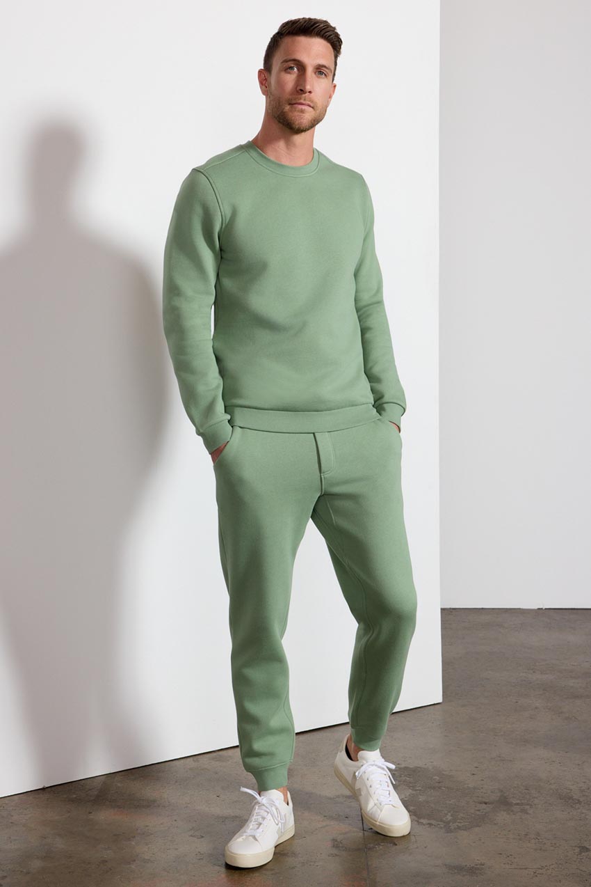 Comfort Men's Fleece Sweatshirt - Hedge Green