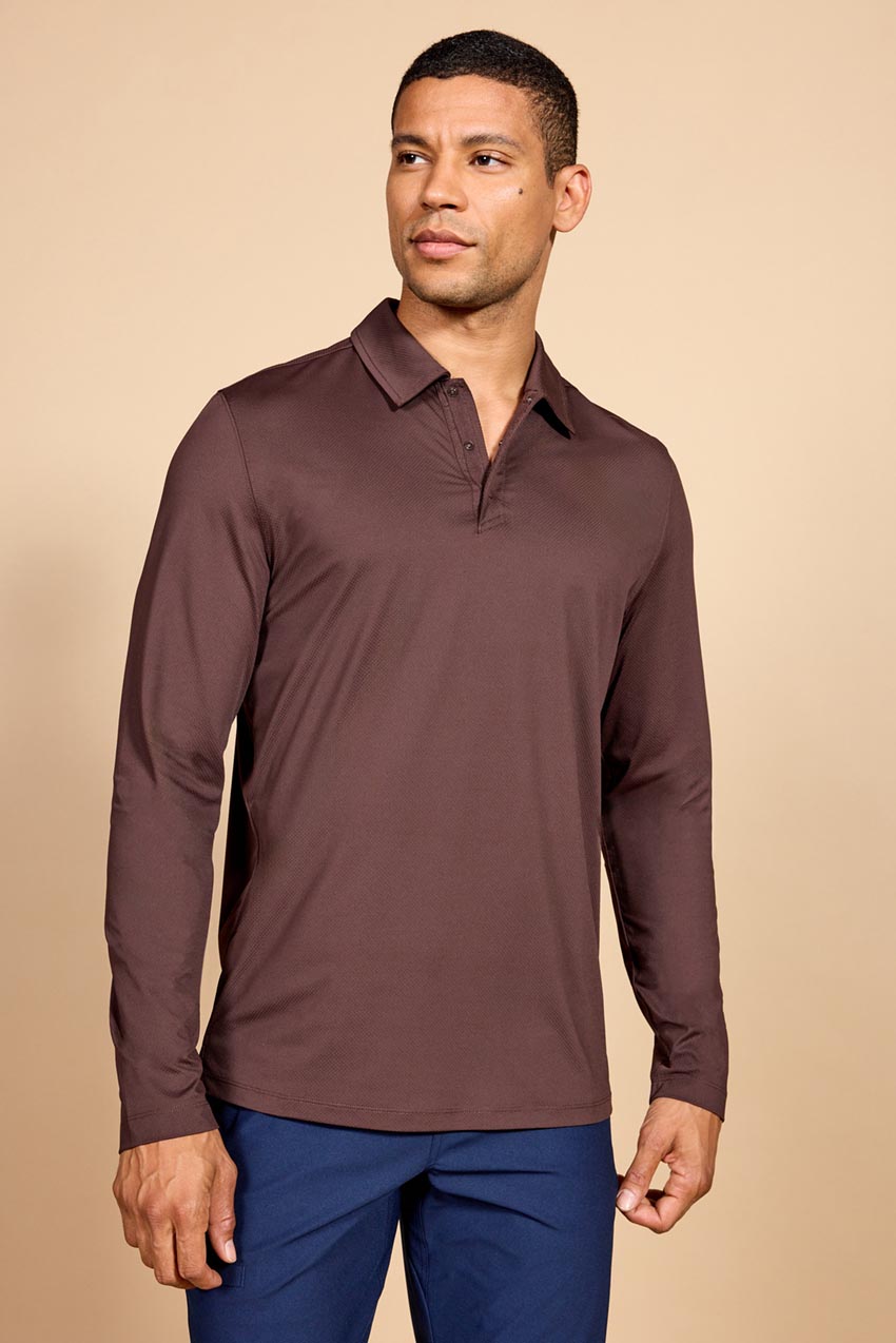 Drive Tech Long Sleeve Polo