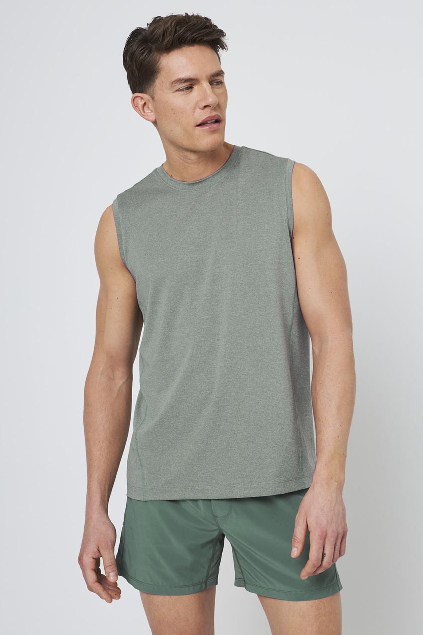 Conquer Crew Neck Tank Top