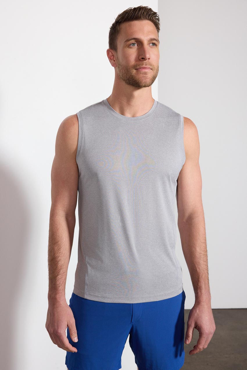 Conquer Recycled Polyester Crew Neck Tank Top