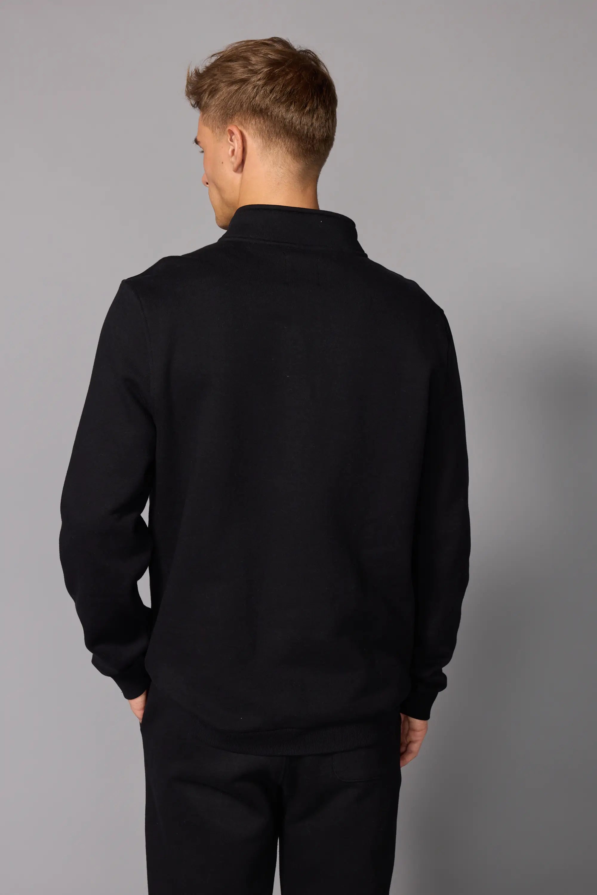 Men's Luxefleece 1/4 Zip  - Black