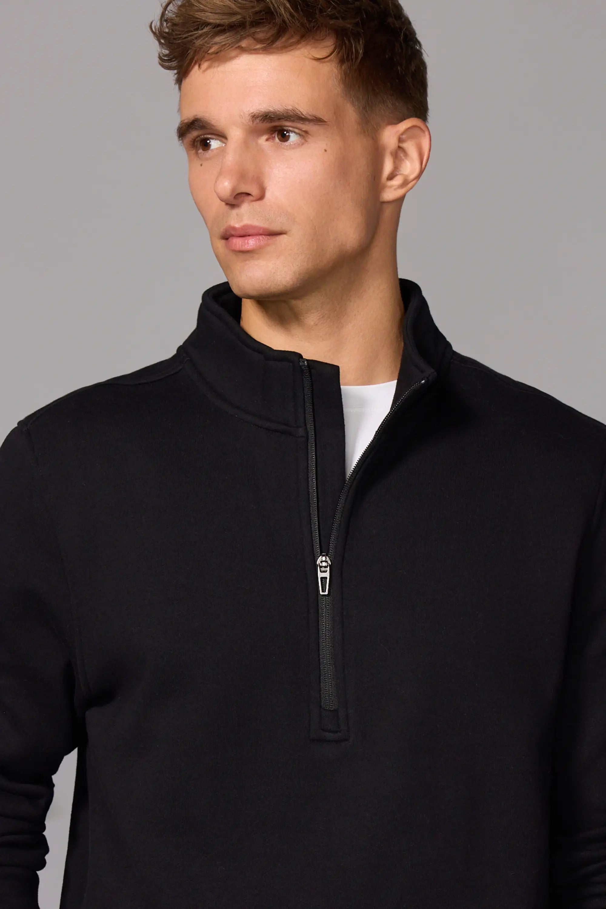 Men's Luxefleece 1/4 Zip  - Black