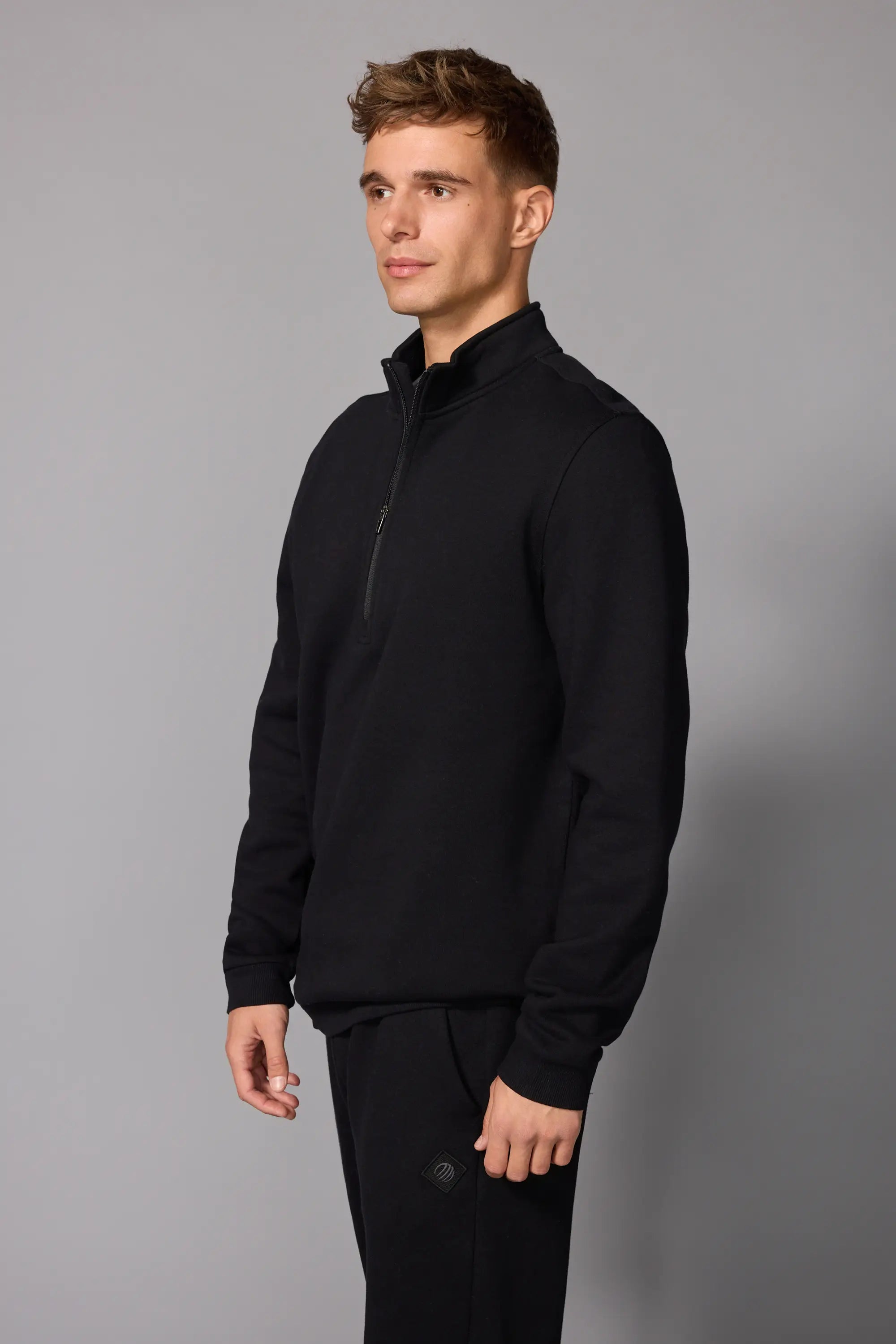 Men's Luxefleece 1/4 Zip  - Black