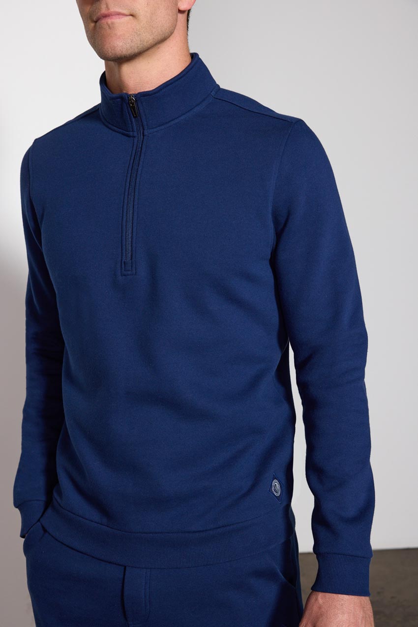 Comfort Men's Fleece 1/4 Zip  - Navy