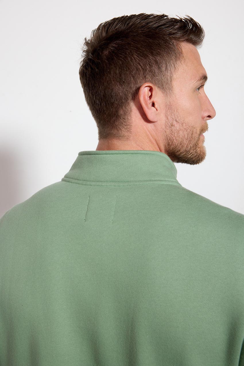 Luxefleece pour hommes 1/4 Zip - Green de haies