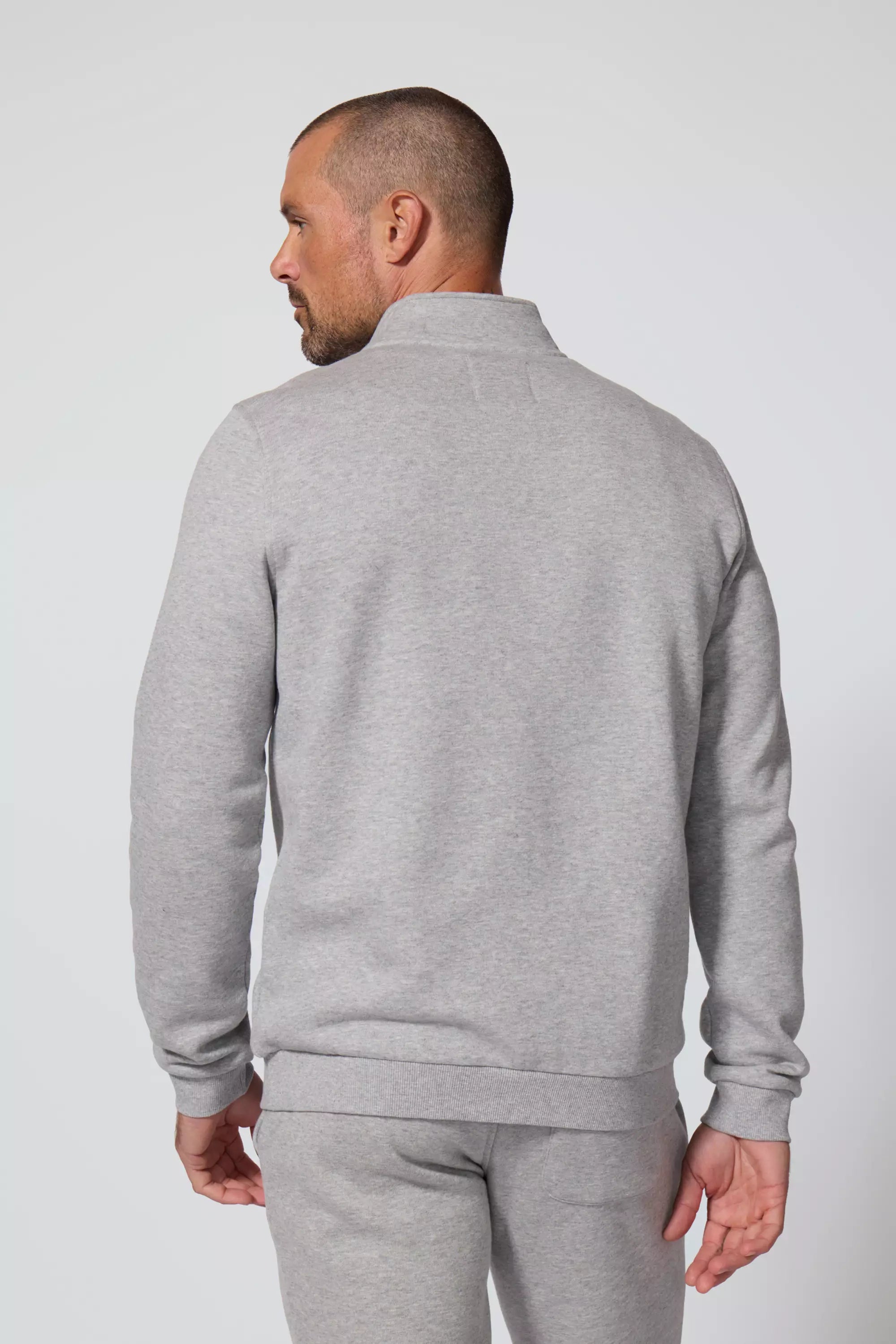 Men's Luxefleece 1/4 Zip - HTR Concrete