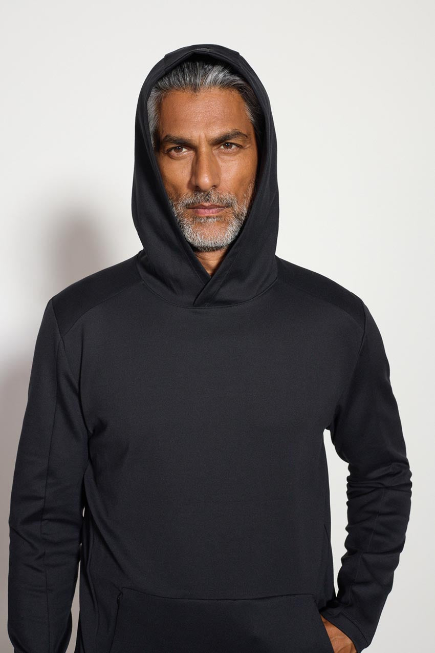 Black polyester cheap hoodie