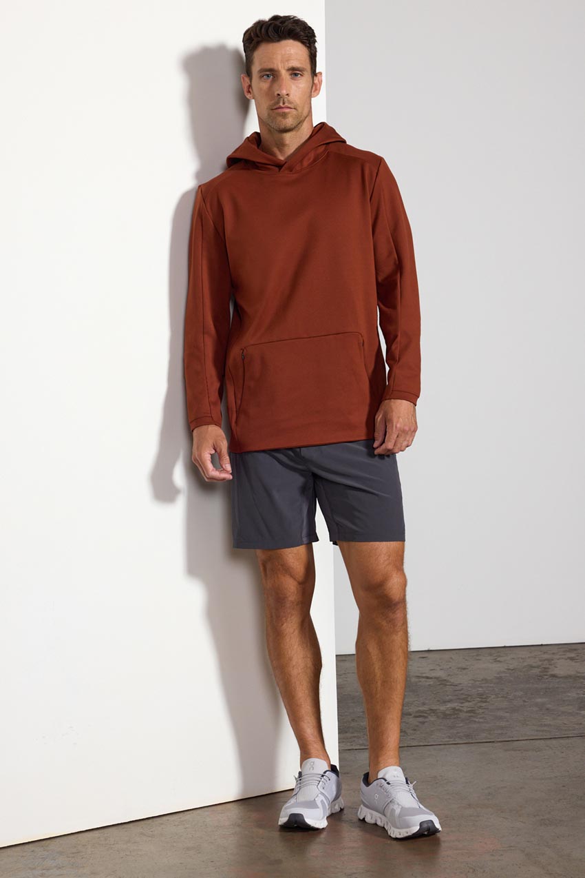 Traverse Pullover Hoodie - Cherry Mahogany