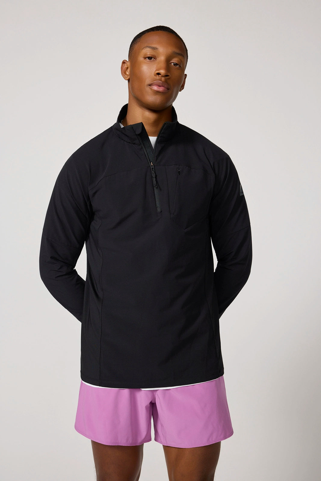 Rove 1/2 Zip - Black