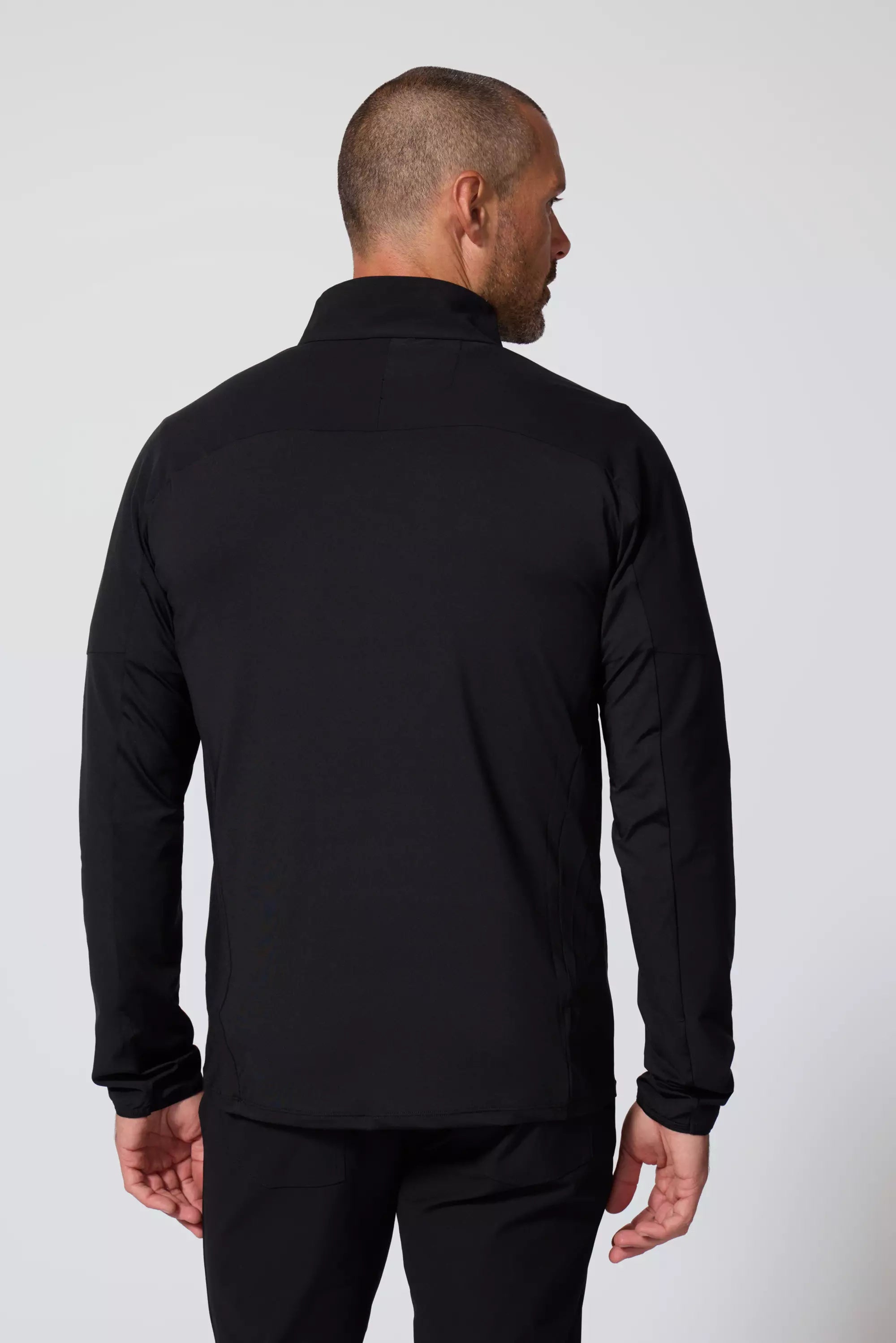 Rove 1/2 zip - negro