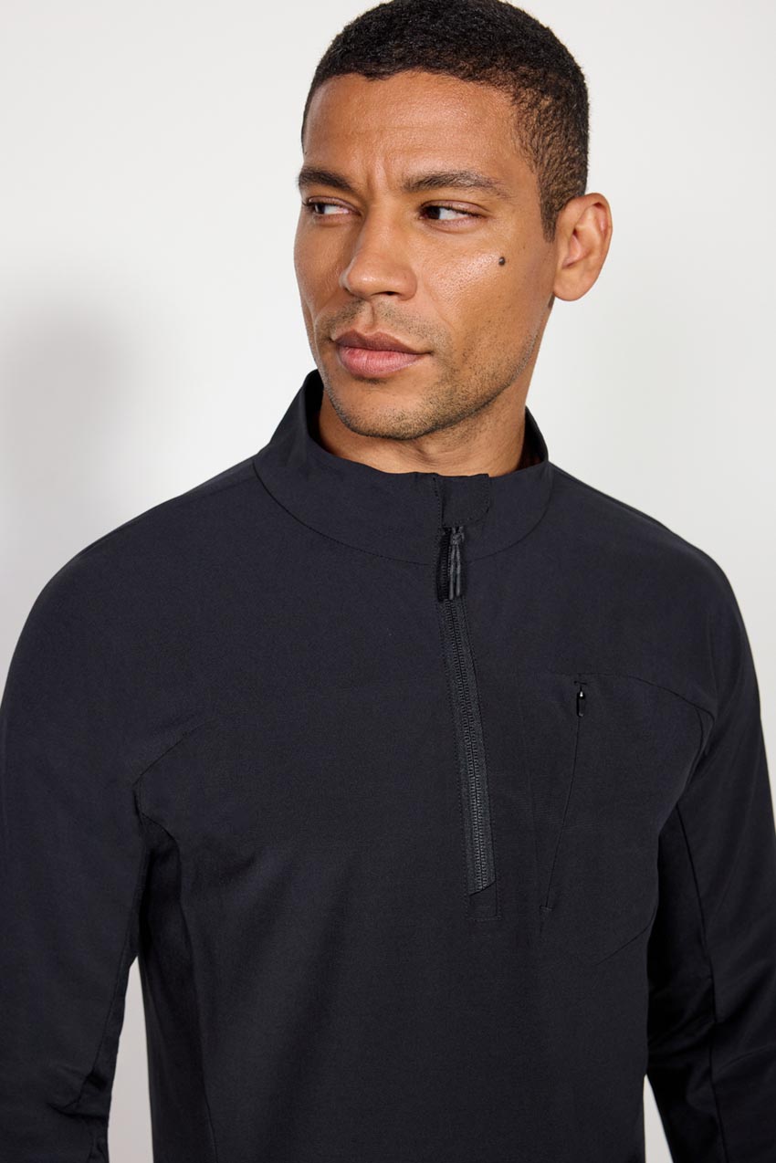 Rove 1/2 Zip - Black