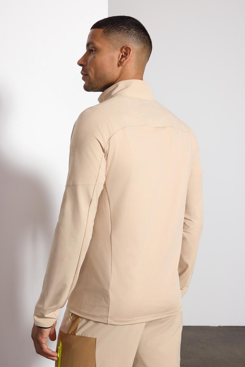 Rove Recycled Polyester Mixed Media Half-Zip
