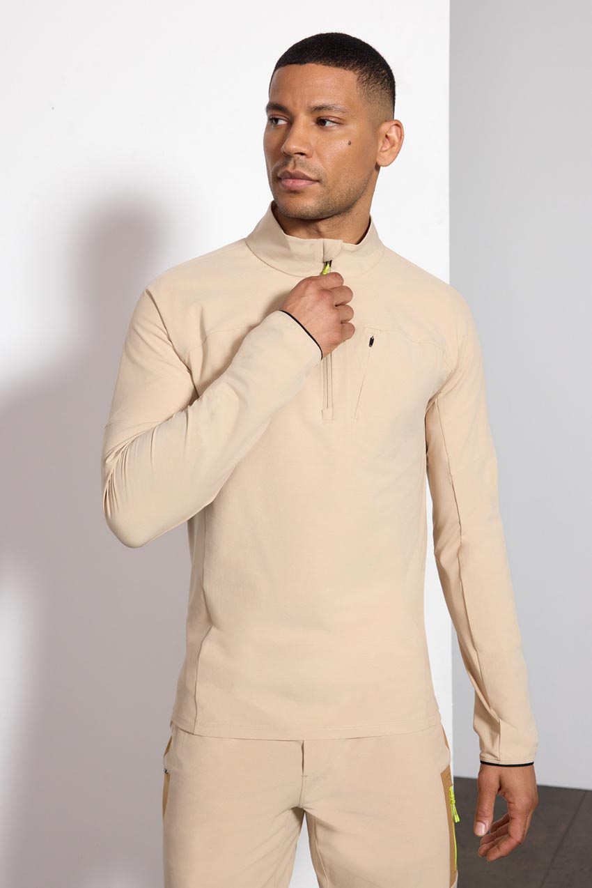 Rove 1/2 zip - crema irlandesa