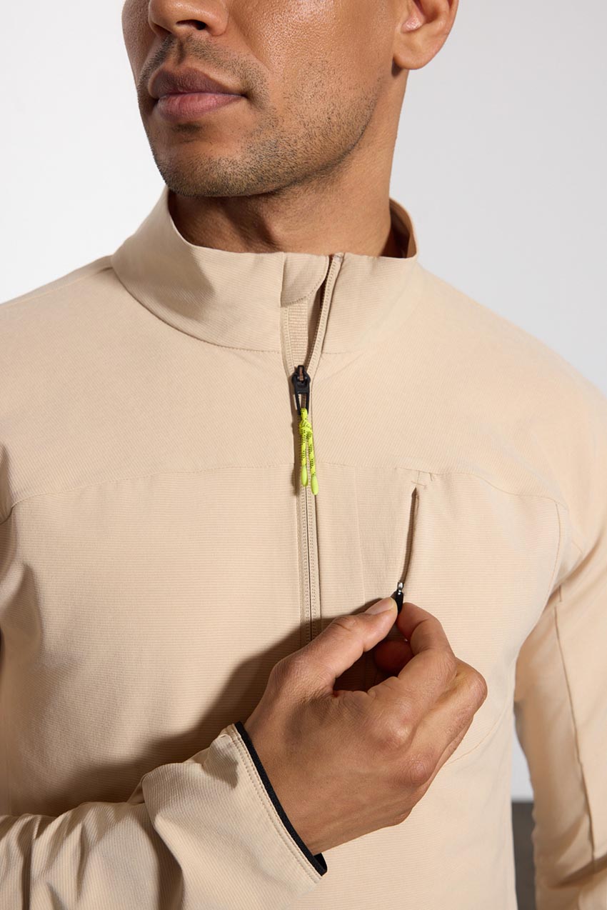 Rove 1/2 zip - crema irlandesa