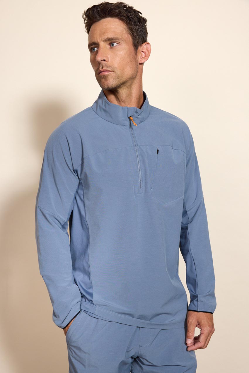 Rove Recycled Polyester Mixed Media Half-Zip – Sale