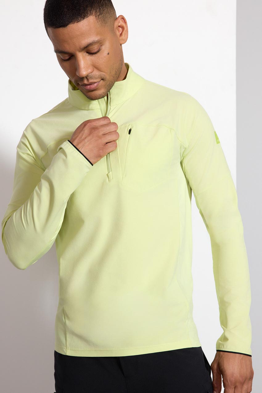 Rove 1/2 Zip - Shadow Lime | MPG Sport